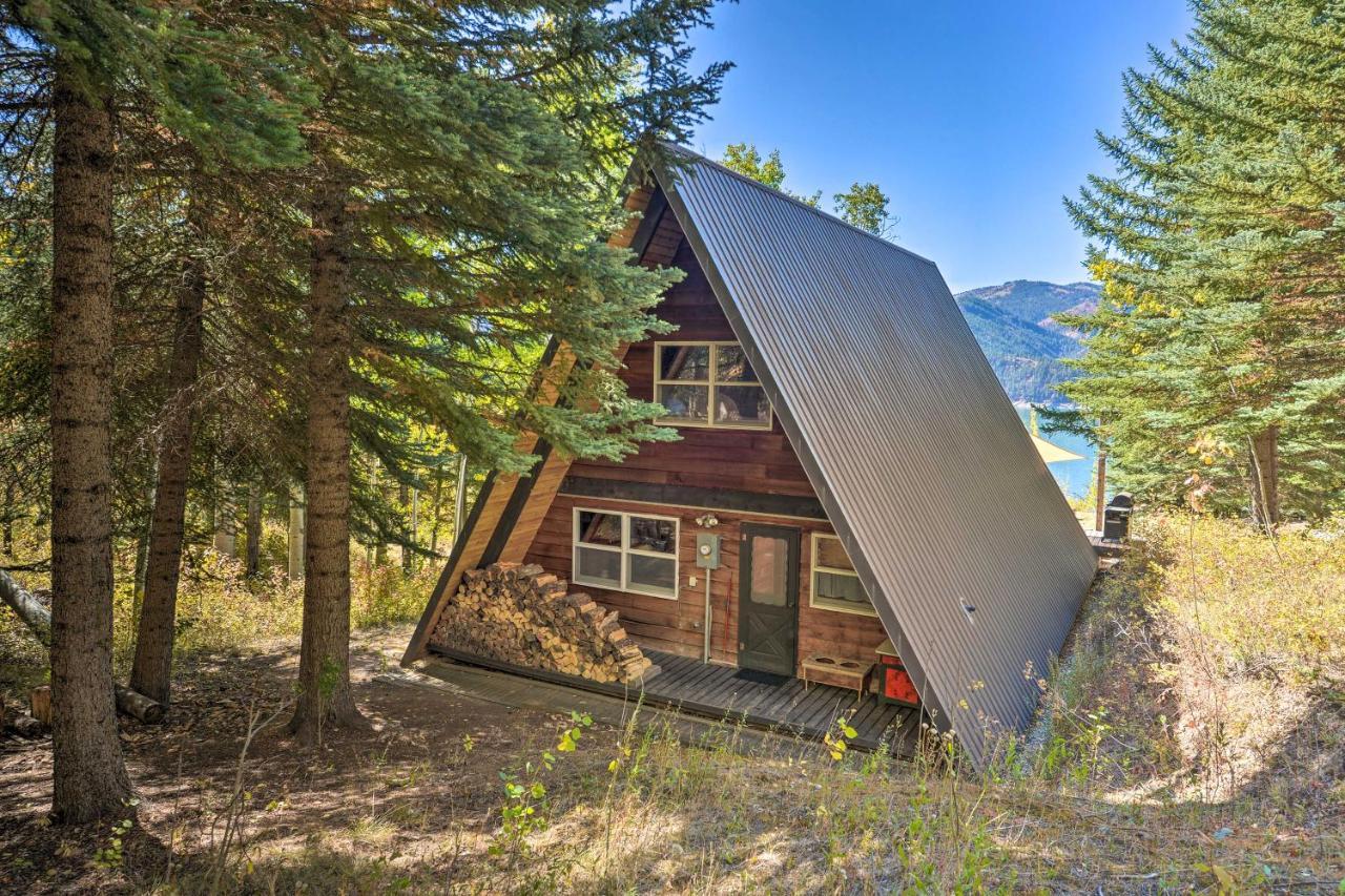 Irwin A-Frame Cabin With Deck And Mountain Views! Exteriör bild