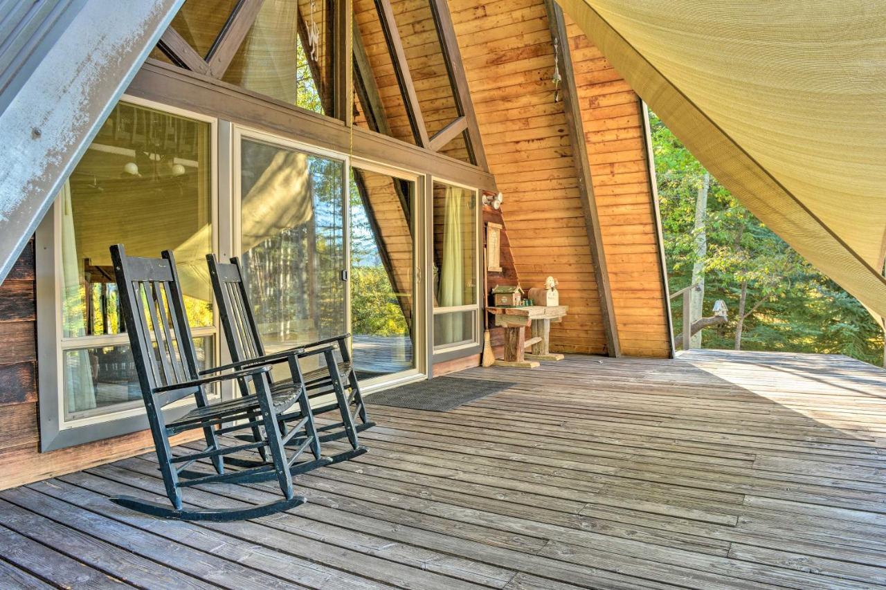 Irwin A-Frame Cabin With Deck And Mountain Views! Exteriör bild
